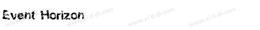 Event Horizon字体转换